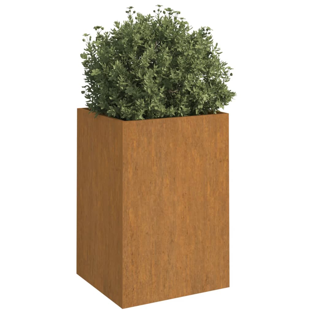 Vidaxl plantenbak 42x38x75 cm cortenstaal