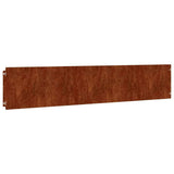 Vidaxl gazonranden 10 stuks 20x103 cm flexibel cortenstaal
