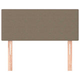 Vidaxl hoofdbord 80x5x78 88 cm stof taupe