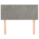 Vidaxl hoofdbord 80x5x78 88 cm fluweel lichtgrijs