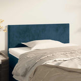 Vidaxl hoofdbord 80x5x78 88 cm fluweel donkerblauw