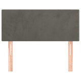 Vidaxl hoofdbord 90x5x78 88 cm fluweel donkergrijs