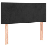 Vidaxl hoofdbord 90x5x78 88 cm fluweel zwart