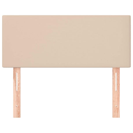 Vidaxl hoofdbord 100x5x78 88 cm kunstleer cappuccinokleurig
