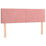 Vidaxl hoofdborden 2 st 72x5x78 88 cm fluweel roze