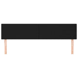 Vidaxl hoofdborden 2 st 80x5x78 88 cm stof zwart