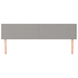 Vidaxl hoofdborden 2 st 90x5x78 88 cm stof lichtgrijs