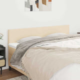 Vidaxl hoofdborden 2 st 90x5x78 88 cm stof crèmekleurig