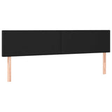 Vidaxl hoofdborden 2 st 100x5x78 88 cm kunstleer zwart