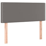 Vidaxl hoofdbord 100x5x78 88 cm kunstleer grijs