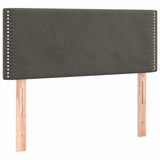 Vidaxl hoofdbord 100x5x78 88 cm fluweel donkergrijs
