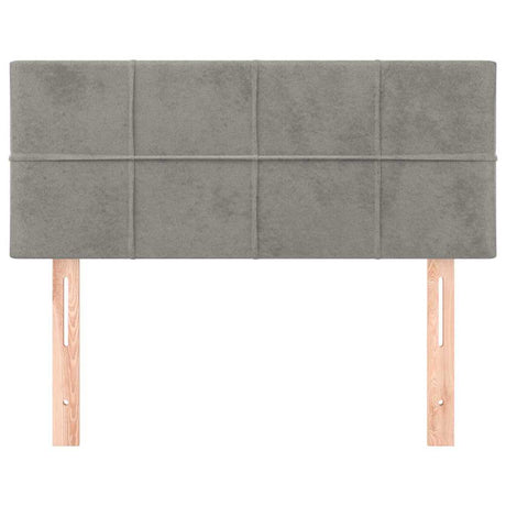 Vidaxl hoofdbord 80x5x78 88 cm fluweel lichtgrijs