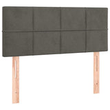 Vidaxl hoofdbord 80x5x78 88 cm fluweel donkergrijs