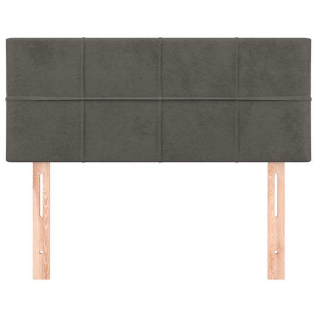 Vidaxl hoofdbord 80x5x78 88 cm fluweel donkergrijs