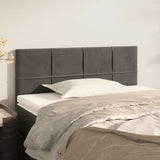 Vidaxl hoofdbord 80x5x78 88 cm fluweel donkergrijs