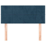 Vidaxl hoofdbord 80x5x78 88 cm fluweel donkerblauw
