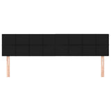 Vidaxl hoofdborden 2 st 90x5x78 88 cm stof zwart