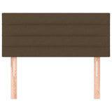 Vidaxl hoofdbord 80x5x78 88 cm stof donkerbruin