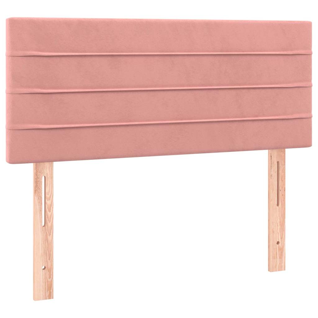 Vidaxl hoofdbord 80x5x78 88 cm fluweel roze