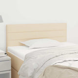 Vidaxl hoofdbord 100x5x78 88 cm stof crèmekleurig
