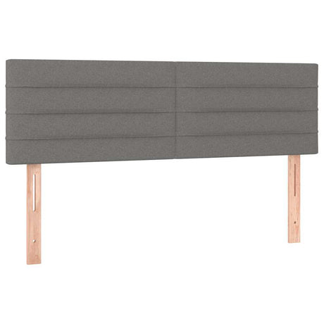 Vidaxl hoofdborden 2 st 72x5x78 88 cm stof donkergrijs