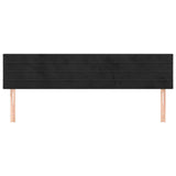 Vidaxl hoofdborden 2 st 80x5x78 88 cm fluweel zwart