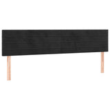 Vidaxl hoofdborden 2 st 90x5x78 88 cm fluweel zwart