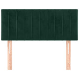 Vidaxl hoofdbord 80x5x78 88 cm fluweel donkergroen