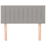 Vidaxl hoofdbord 90x5x78 88 cm stof lichtgrijs