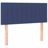 Vidaxl hoofdbord 100x5x78 88 cm stof blauw