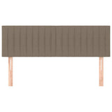 Vidaxl hoofdborden 2 st 72x5x78 88 cm stof taupe