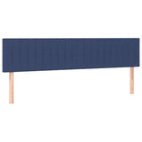 Vidaxl hoofdborden 2 st 90x5x78 88 cm stof blauw