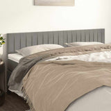Vidaxl hoofdborden 2 st 90x5x78 88 cm fluweel lichtgrijs