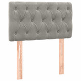 Vidaxl hoofdbord 80x7x78 88 cm fluweel lichtgrijs