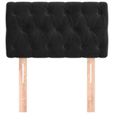 Vidaxl hoofdbord 80x7x78 88 cm fluweel zwart