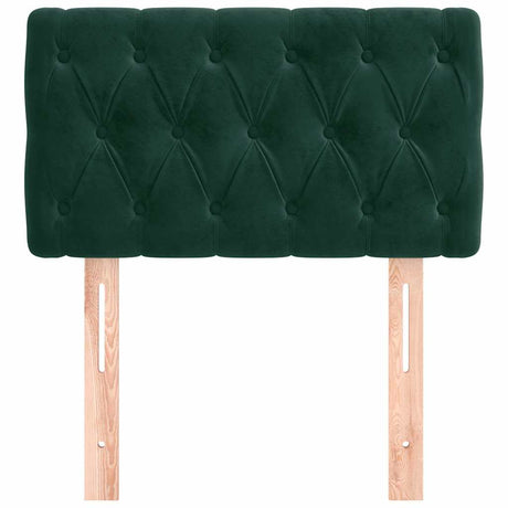 Vidaxl hoofdbord 80x7x78 88 cm fluweel donkergroen