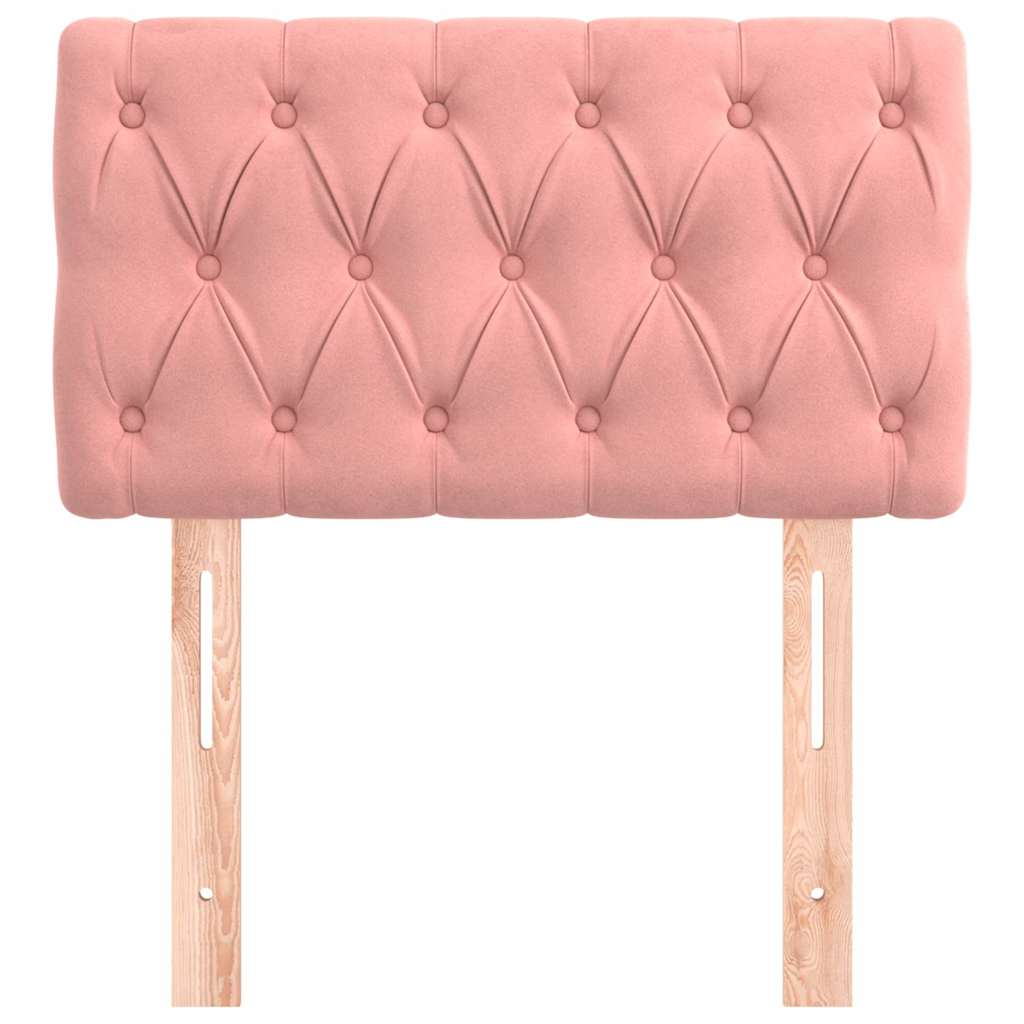 Vidaxl hoofdbord 80x7x78 88 cm fluweel roze