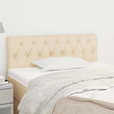 Vidaxl hoofdbord 90x7x78 88 cm stof crèmekleurig