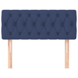 Vidaxl hoofdbord 90x7x78 88 cm stof blauw