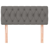 Vidaxl hoofdbord 100x7x78 88 cm stof donkergrijs