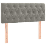Vidaxl hoofdbord 100x7x78 88 cm fluweel lichtgrijs