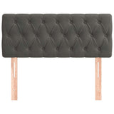 Vidaxl hoofdbord 100x7x78 88 cm fluweel donkergrijs