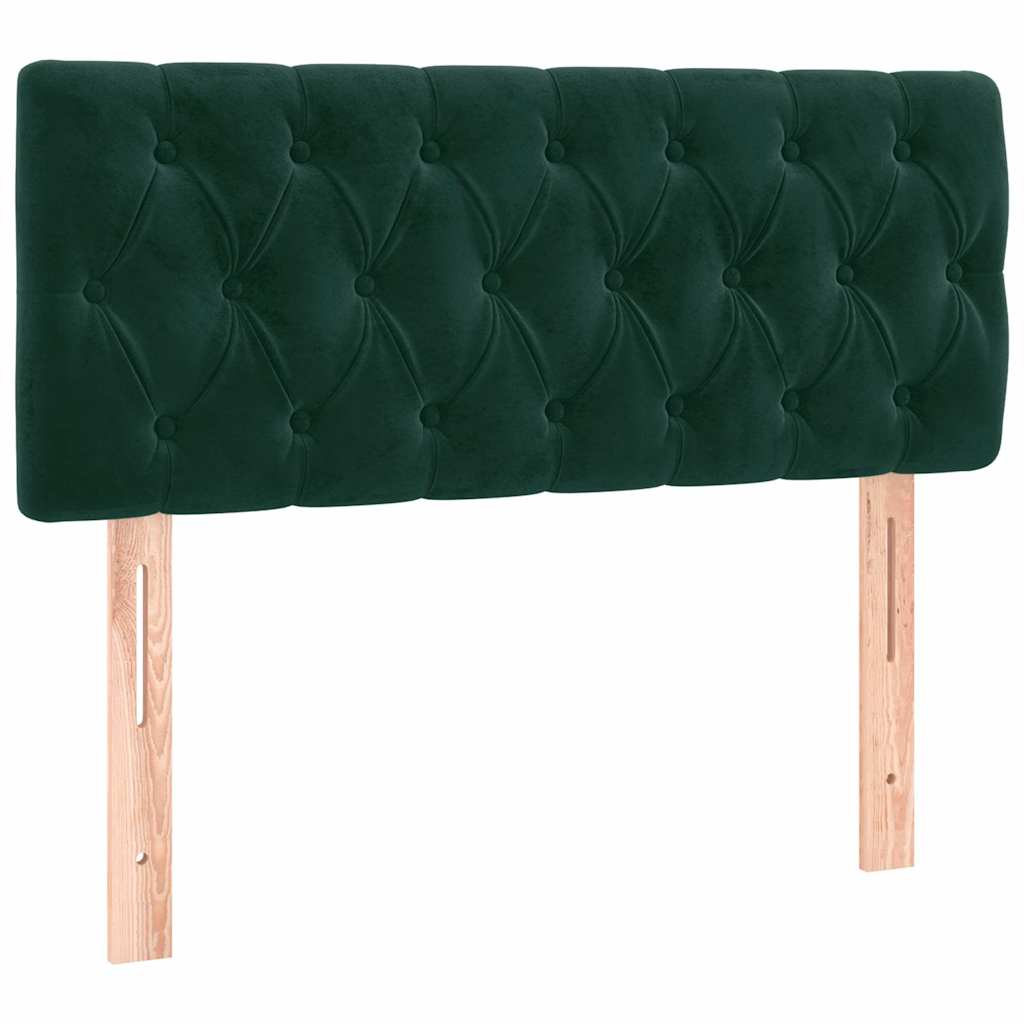 Vidaxl hoofdbord 100x7x78 88 cm fluweel donkergroen