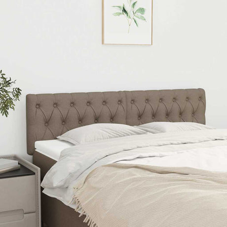 Vidaxl hoofdborden 144x7x78 88 cm stof taupe