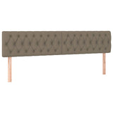 Vidaxl hoofdborden 2 st 90x7x78 88 cm stof taupe