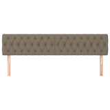 Vidaxl hoofdborden 2 st 90x7x78 88 cm stof taupe