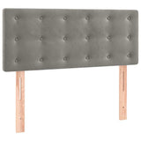 Vidaxl hoofdbord 80x5x78 88 cm fluweel lichtgrijs
