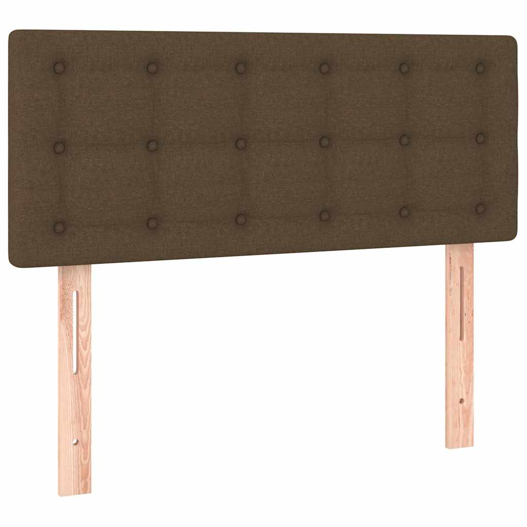 Vidaxl hoofdbord 90x5x78 88 cm stof donkerbruin