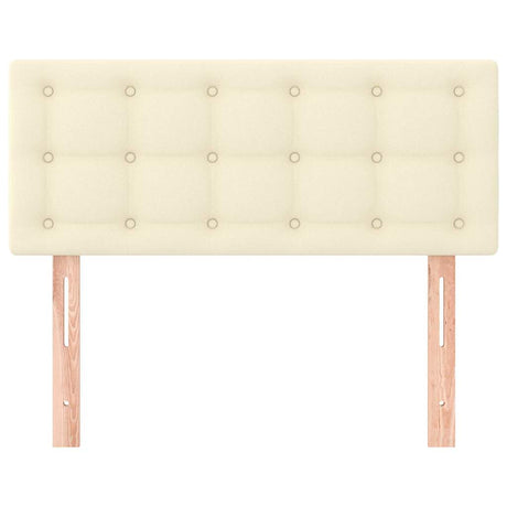 Vidaxl hoofdbord 90x5x78 88 cm kunstleer crèmekleurig
