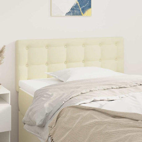 Vidaxl hoofdbord 90x5x78 88 cm kunstleer crèmekleurig